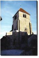 Issy-l'Eveque, Eglise Saint-Jacques, Vue generale